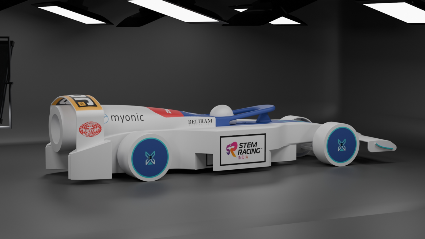 Axiom Racing car render, second view